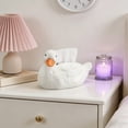 thumbnail image 6 of Upgraded Tissue Box Cute Ducks Tissue Box Cover Napkin Storage Box Facial Napkin For Car Bedroom Vanity Decorative Holder For Tissues Adds Charm To Any Room D, 6 of 9