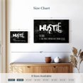 thumbnail image 4 of Elephant Stock Hustle Wall Art - Horizontal Canvas Wall Art - Living Room Wall Decor - Inspirational And Typography Canvas - Black And White Decor - 12" x 8", 4 of 8
