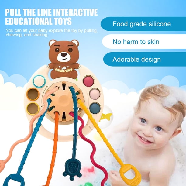 Montessori Early Education Toys Silicona ligera portátil para niños Regalos Ndcxsfigh libre de BPA