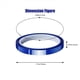 thumbnail image 5 of 10 Rollos de 10 mm X 33 M (108 Pies) Cinta Transferencia Azul Cinta Transferencia de para Prensa de SublimacióN de Sin Residuos y Vinilo de Transferencia de, 5 of 5