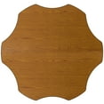 thumbnail image 3 of Flash Furniture Wren 60'' Flower Oak Thermal Laminate Activity Table - Standard Height Adjustable Legs, 3 of 3
