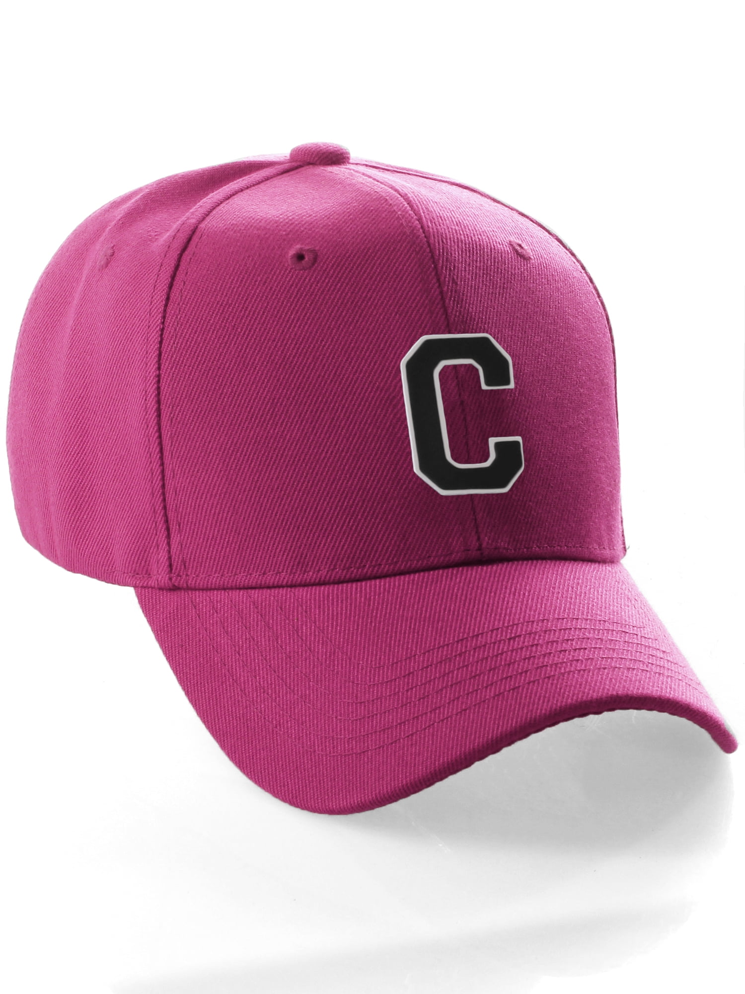baseball cap with letter c