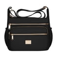 thumbnail image 2 of Women’s Crossbody Bag Large Capacity Shoulder Bag • Nylon Fabric Multi Pocket Organizer Purse • Lightweight Adjustable Strap for Travel Commute Daily Use, 2 of 6