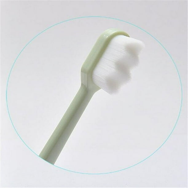 Cepillo de dientes ecológico ultrafino, cepillo de dientes suave, Limpieza Profunda, cepillo de dientes Manual para adultos y niños, cuidado bucal