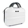 thumbnail image 1 of Estuche de viaje para maquillaje GigabitBest, carcasa rígida de 14 pulgadas, color blanco ártico, 1 of 8