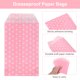 thumbnail image 3 of Uxcell 200Pcs Bolsas de Papel Kraft para Regalos, 6" x 3" Bolsas de Caramelo a Prueba de Grasa Bolsas Planas para Favoritos Bolsas Pequeñas de Regalo con Puntos Blancos y Rosados, 3 of 6