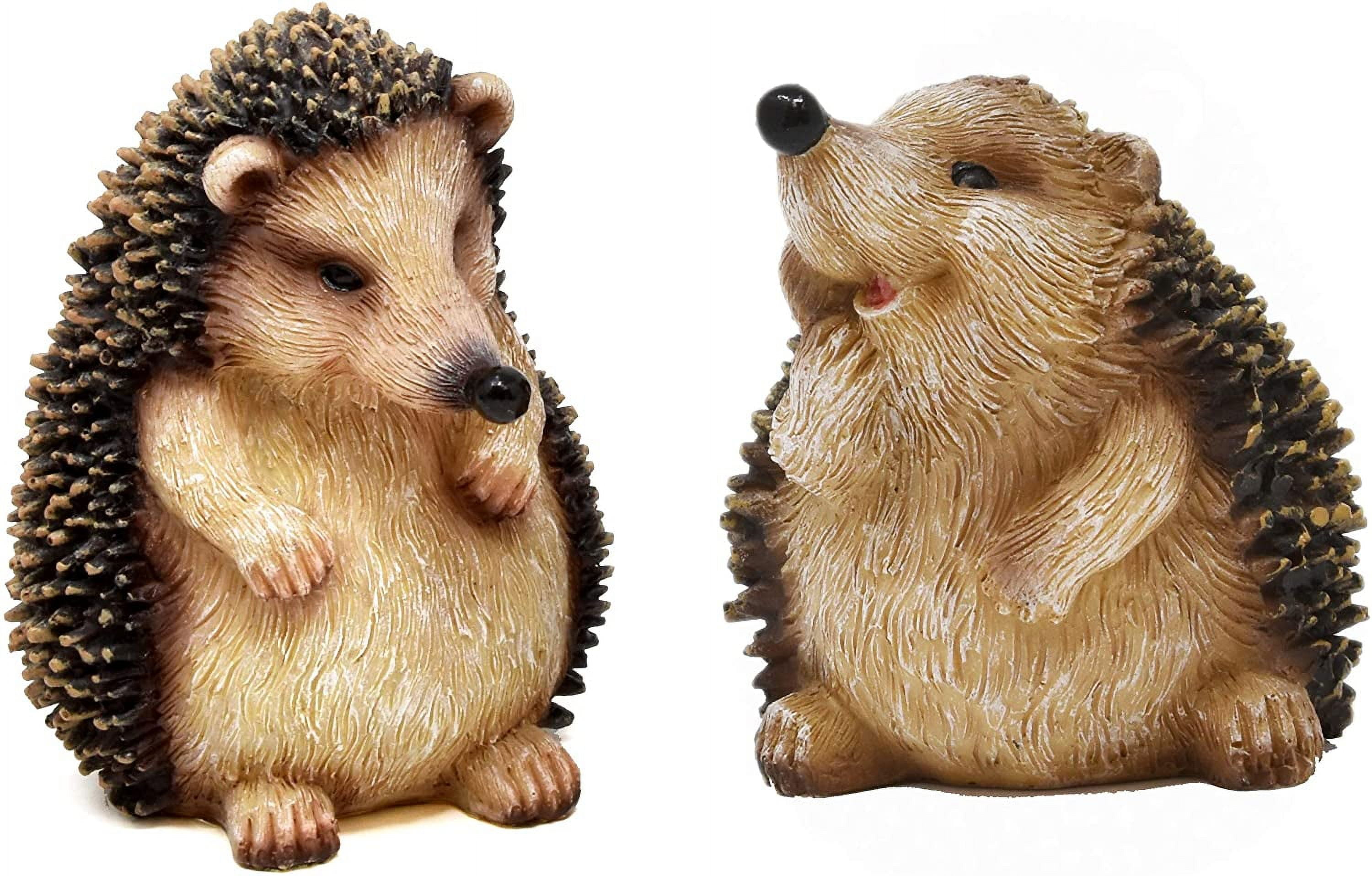 Aydinids 30 Pcs Mini Hedgehog Figurines Miniature Hedgehog Realistic Forest  Animal Models for Fairy Garden Moss Landscape DIY Garden Decor
