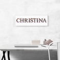 thumbnail image 2 of ARTCANVAS CHRISTINA Girls Name Room Decor Canvas Art Print - Size: 36" x 12" (0.75" Deep), 2 of 9