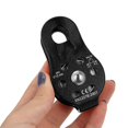 thumbnail image 5 of Qiilu Climbing Pulley,26KN Aluminium Alloy Heavy Duty Single Swivel Rope Pulley Block for 12mm Rope Climbing , Climbing Pulley, 5 of 5