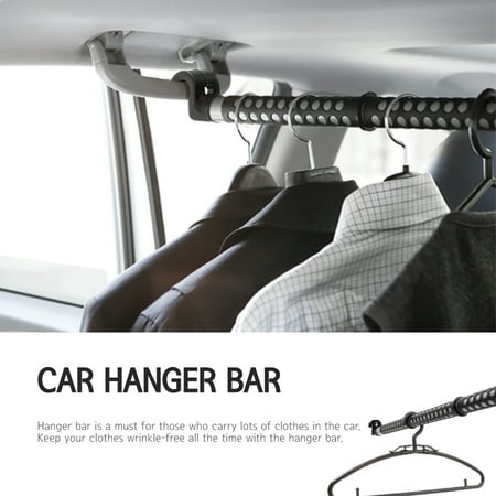 Aftermarket Heavy Duty Truck Parts - RED SHIELD Automotive Clothes Hanger Bar. Hook to Hang, Portable, Expandable (39