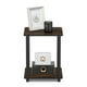thumbnail image 5 of Mesa auxiliar Furinno Simplistic, juego de 2 unidades, color nogal Columbia y negro, 5 of 6