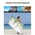 thumbnail image 6 of Green Eucalyptus Leaves Bath Towels for Bathroom Set,Luxury Microfiber Towels Gifts for Women,Beach Kitchen Hand Hair Face Towel and Dish Washcloth,Weeping Spring Botanical Summer Towels+Set, 6 of 7