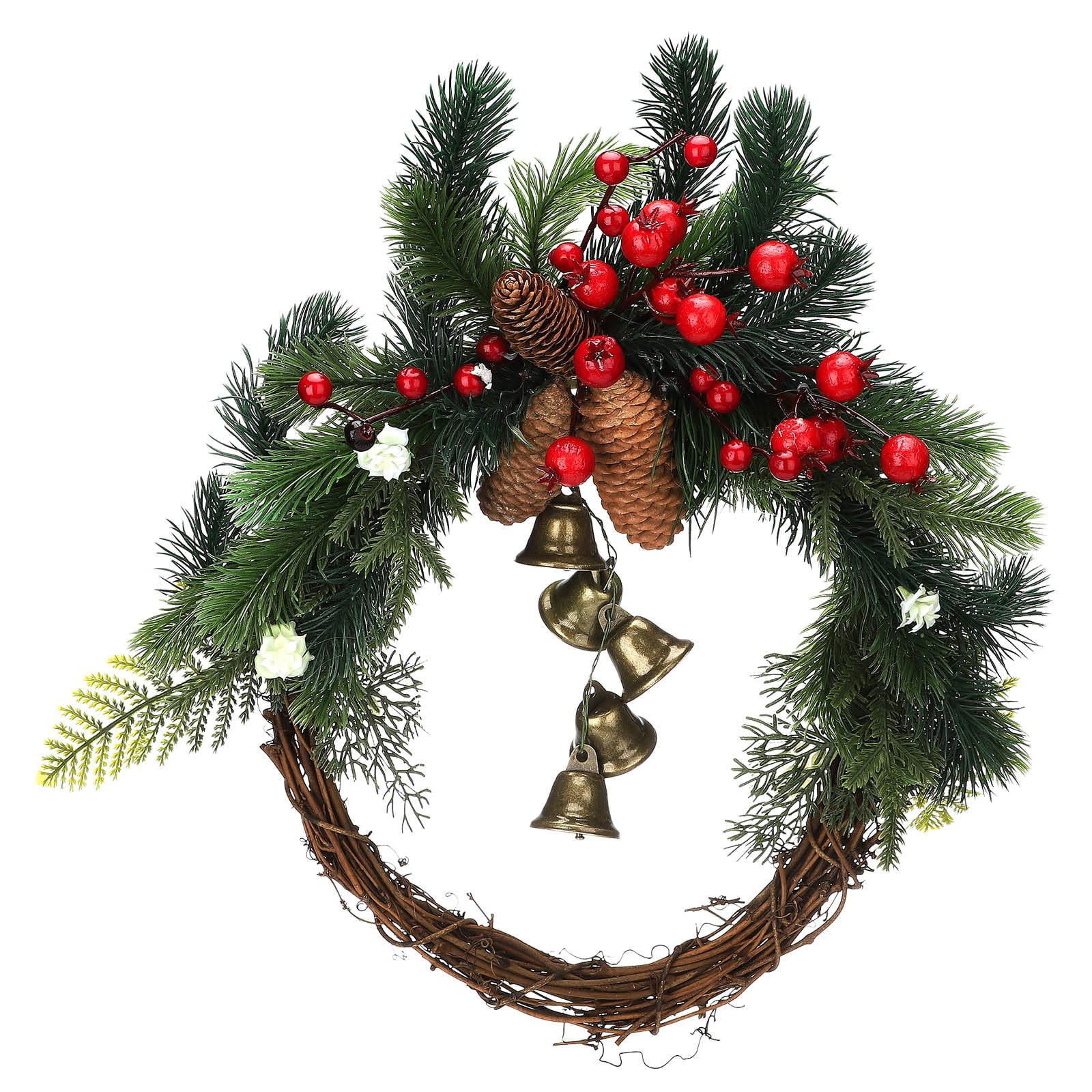 Wreath Illuminated with 10 LED türkranz Christmas Wreath Decoration Hanger Wreath 