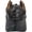 B, variant on Gothic Dog Ear Shape Hat Retro Punk Rivet Long Ear Baseball Cap PU Leather Y2k Baseball Cap Spike Animal Ear Snapback Hat for Women Men