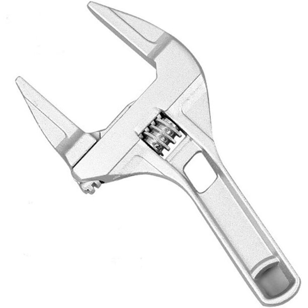 Llave ajustable Llaves inglesas de baño de apertura grande Mandíbula ancha 1668 mm Llaves inglesas de aleación de aluminio Vástago Herramienta de mano de plomero esquí esquí Gafas de esquí