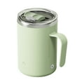 thumbnail image 2 of Self-Stirring Coffee Mug 400ml Stainless Steel Magnetic Mixing Cup USB Rechargeable Auto Stir for Coffee,Tea & Protein Shakes Home & Office Use-Black White Green, 2 of 8