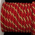 thumbnail image 2 of The Ribbon People Red and Gold Braided Cording Braided Cording Wired Craft Ribbon 0.25" x 16 Yards, 2 of 2