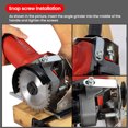 thumbnail image 3 of yeacher Support Multifonction pour Moulin à Angle HSS, Support de Coupe Professionnel avec Base Réglable pour Moulin à Angle de 100mm, 3 of 5
