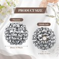 thumbnail image 2 of Craft Beads Loetere con diamantes de imitación plateados de 20 mm, 40 unidades, 2 of 6