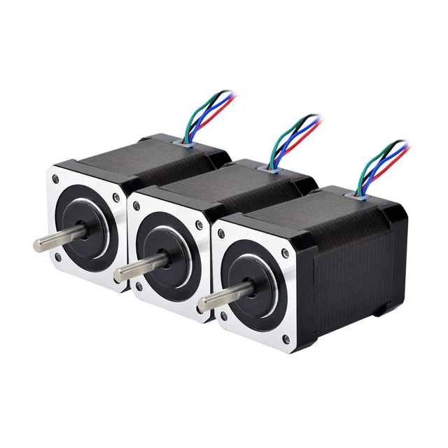 Motor paso a paso STEPPERONLINE 17HS24-2104S bipolar 60 mm, 3 piezas