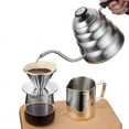 thumbnail image 2 of Hervidor de café con cuello de cisne con termómetro de acero inoxidable de 1,2 L, estufa, hervidor de agua Premium para té y café con precisión, 2 of 5