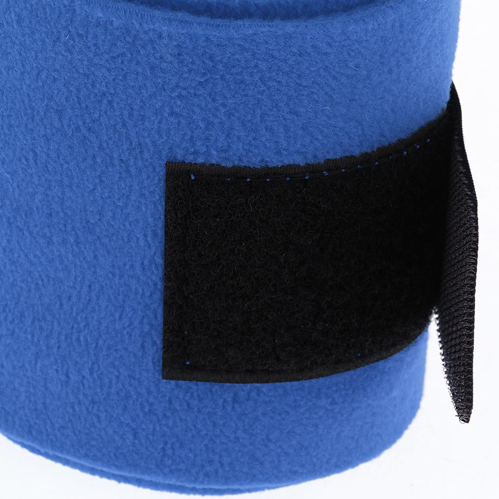Wswqop 4 Pack Professional Equine Horse Tack Grooming Leg Wrap , for Men Women Outdoor Blue