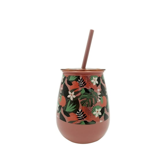 Mainstays 20oz Decal Sipper Pink