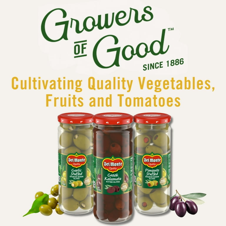 Del Monte® Spanish Manzanilla Pitted Olives, 8 oz. Jar - Walmart.com