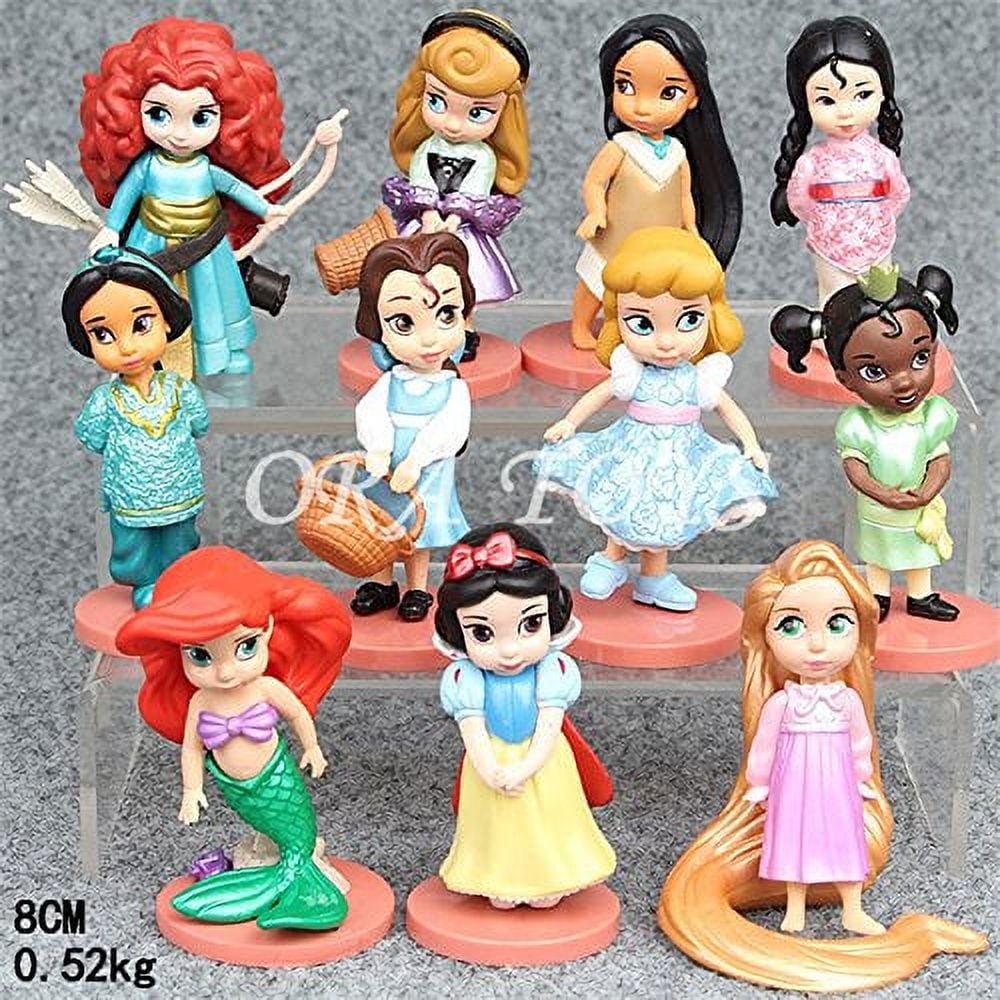 Disney Princess Toys 11pcs 8cm Moana Merida Snow White Action Figures -  Supply Epic