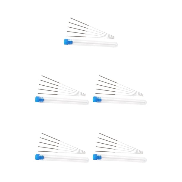 sweethay Kit de limpieza de boquillas de impresora 3D, 5 uds., 30 Uds., 0,15mm, 0,25mm, 0,35mm, 0,4mm, 0,5mm, agujas de limpieza Type5 NO5