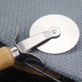 thumbnail image 2 of 2PCS Stainless Steel Wood Handle Pizza Wheel Cutter, 2 of 4