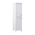 thumbnail image 2 of Elegant Kitchen and Bath 16 Inch Wide Bathroom Linen Storage Freestanding Cabinet In White, 2 of 10