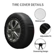 thumbnail image 4 of Kdxio Spaceships and Stars for Tire Cover Wheel Protectors Tyre Covers Weatherproof Wheel Covers Universal Fit for Trailer Rv SUV Truck Camper Travel Trailers 17 inch, 4 of 8