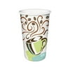 Dixie 827319 PerfecTouch Paper Hot Cups, 16 oz, Coffee Haze, 140 per Carton