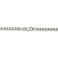 thumbnail image 3 of 925 Sterling Silver 3.25mm Box Chain; 26 inch; Lobster Clasp; for Adults and Teens; for Women and Men, 3 of 4