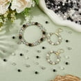 thumbnail image 3 of 1200Pcs Imitation Pearl Beads 6mm Round Plastic Pearls with Hole Transparent Acrylic Bead Black White Craft Spacers, 3 of 7