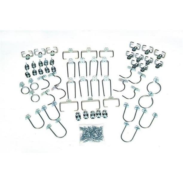 Locking Pegboard Hook Set 60 Piece
