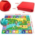 thumbnail image 6 of beetoy Baby Play Mats for Floor Crawling Mat Baby Play Rug Foldable Non-Slip Thick Plush Surface Animal Alphabet Play Mat for Baby (59 * 44 Inch, 6mm), 6 of 8