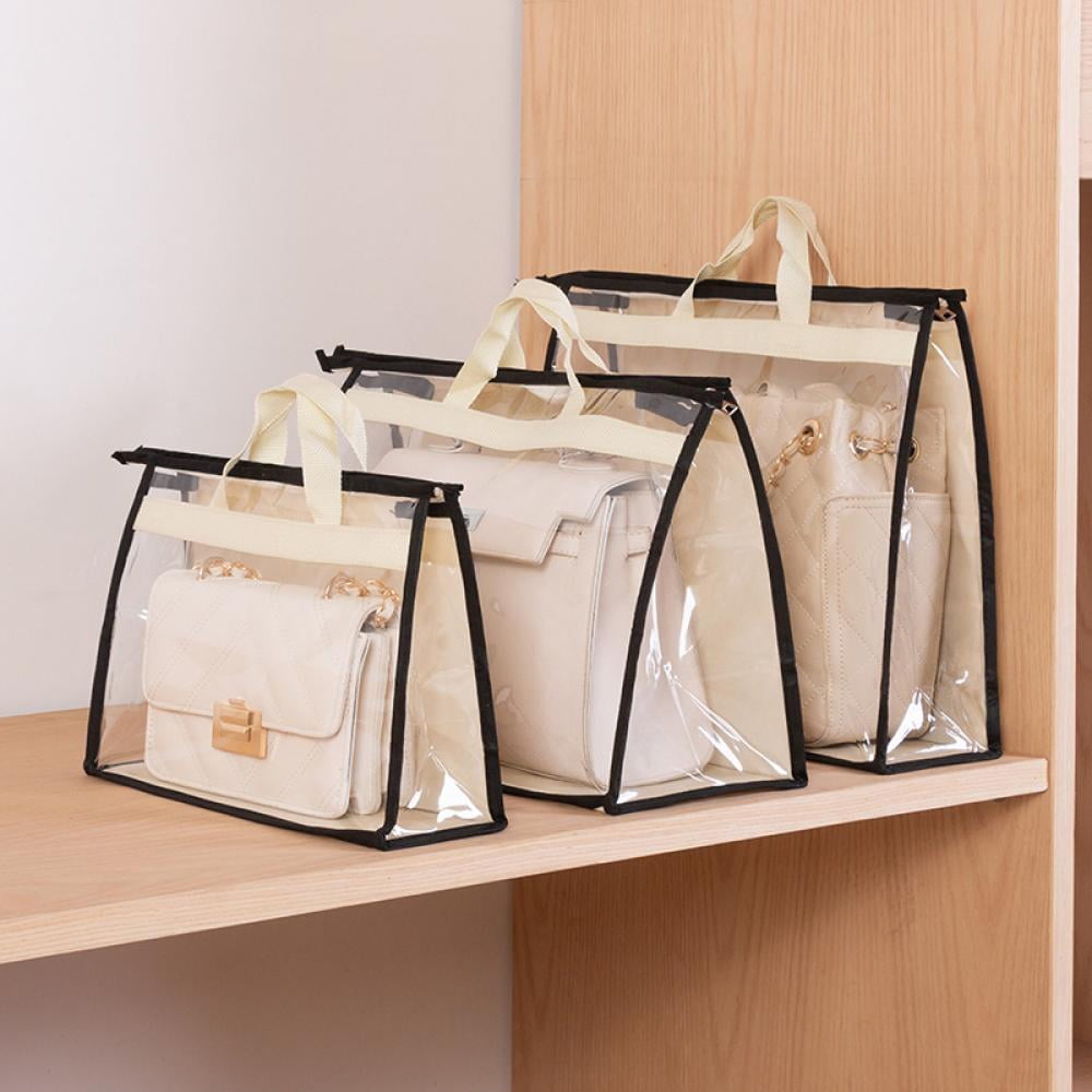 Handbag Dust Bags Clear Purse Storage Organizer for Closet, Zipper Hanging  Storage Bag for Handbags 