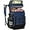 Dark Blue, variant on Cooler Backpack - 40 Cans Insulated Backpack Cooler for Men & Women, Portable 2 Leak Proof Compartments Coolers Bag for Picnic, Lunch, Hiking, BBQ Camping and Beach