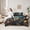 Turquoise 02, variant on Feelyou Chinese Dragon Print Twin Bedding Sets 7-Piece, Red Graffiti Bedding Comforter Set