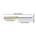 thumbnail image 3 of Long Hair Pet Comb 7.8 Inch for Daily Maintenance, Stainless Steel Pin Teeth Wooden Handle Dog Comb, Removes and Prevents Matted for Cats and Dogs, Pet Grooming Brushes, 3 of 5