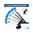 thumbnail image 4 of Bingirl Chaises Longues d'Extérieur pour la Maison avec Roues, Dossier Réglable, Chaises Longues de Piscine, Chaises Longues de Patio avec Table d'Appoint, Ensemble de 3, 4 of 8