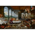 thumbnail image 3 of Workshop Of Jan Brueghel The Younger 14x11 Black Modern Framed Museum Art Print Titled - The Sense of Taste (1618), 3 of 5