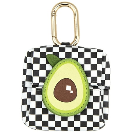 

Cartoon Fruit Pattern Earphone Storage Bag with Hook Carrying Pouch Button Bag for Kids Adults