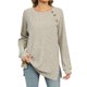 thumbnail image 2 of Blusas tipo túnica Wancir Henley para mujer, de otoño, de manga larga, informales, con cuello redondo y raglán, 2 of 7