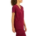 thumbnail image 2 of Hanes ComfortFit Stretch Women's and Women's Plus Vneck Rib Scrub Top, 2 of 5