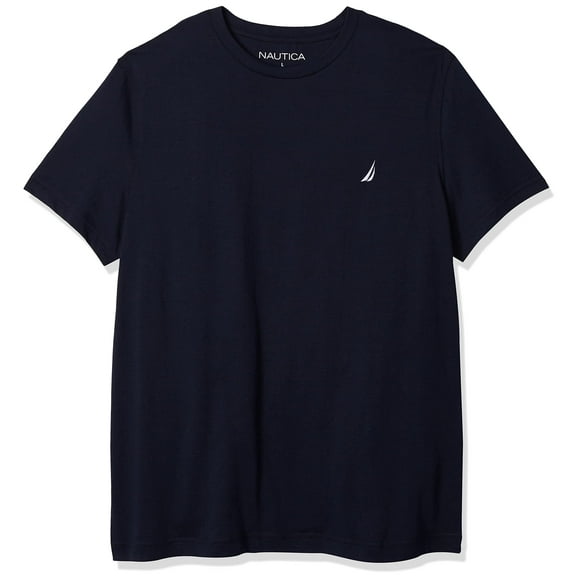 Camiseta Nautica para hombre, talla grande y alta, manga corta, azul marino, 1X