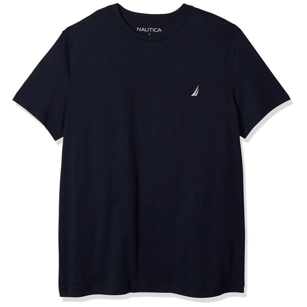 Camiseta Nautica para hombre, talla grande y alta, manga corta, azul marino, 1X