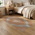 thumbnail image 2 of ODIKA 5'x7' Washable Area Rug Layered Elevation Map Abstract Lines Flowing Topographic Wavy Refined Structured for Guest Room, Lounge, Apartment, Non-Slip Low Profile, Stain Resistant, 2 of 7
